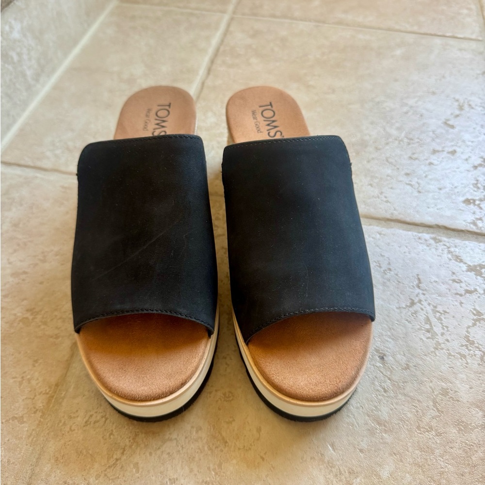 Toms Diana Leather Mule - Picture 2 of 4